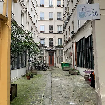 Lägenhet Charming Loft Style In Center Of Marais